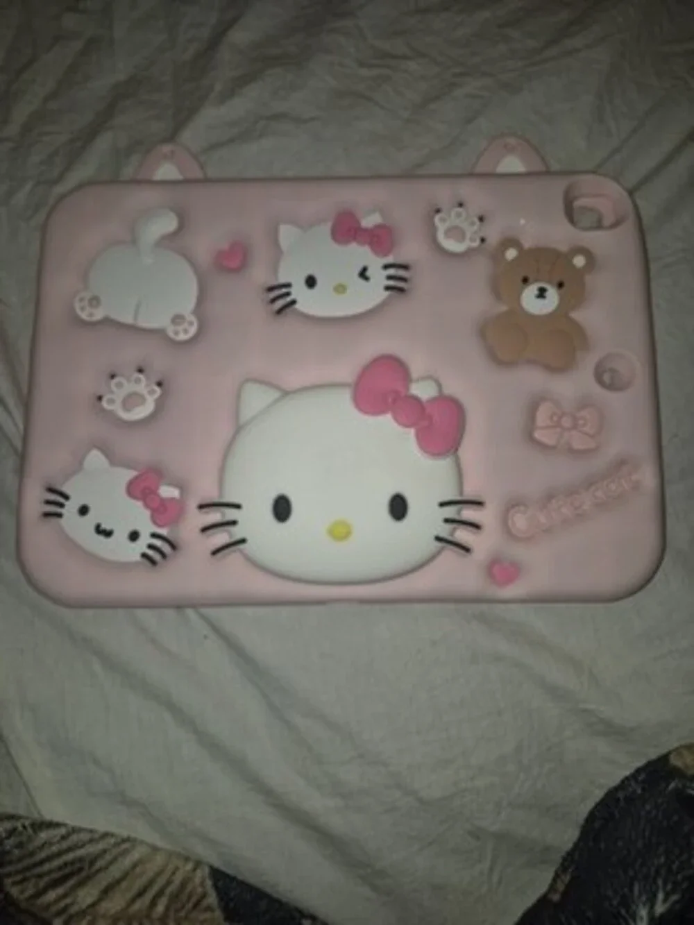 Hello Kitty Silicone Gel I-Pad Case For 10.2 Inch Screen